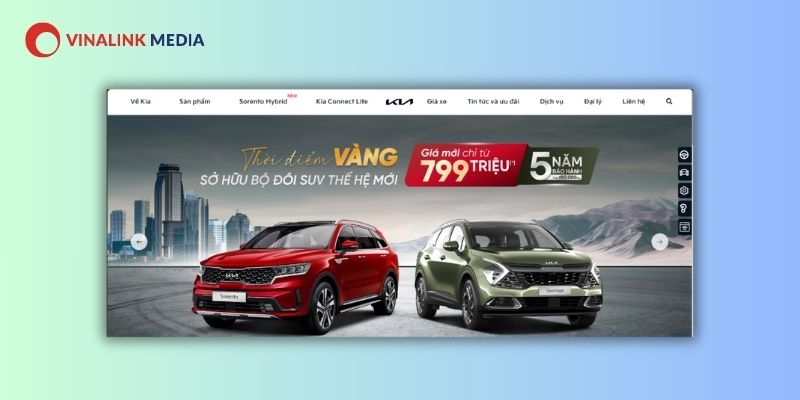 Website giới thiệu ngành ô tô